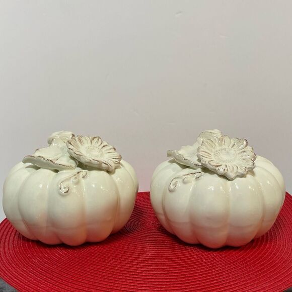 Pumpkins Set of 2 NWT - Picture 2 of 6